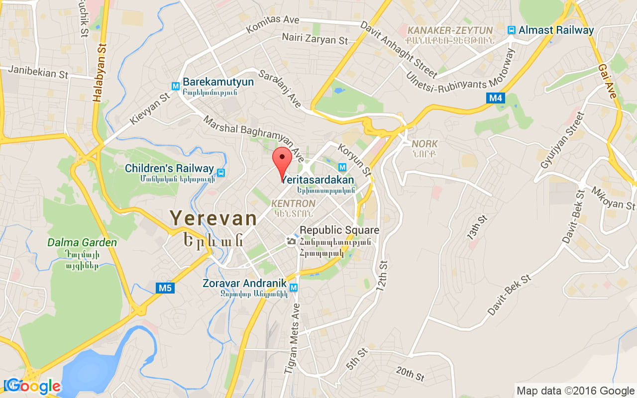 Naniko location in Yerevan, Armenia